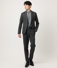 MKLAD54130 MK MICHEL KLEIN HOMME(MKミッシェルクランオム) 【オンオフ兼用】アクティブセッターオックス スラックス ダークグレー
