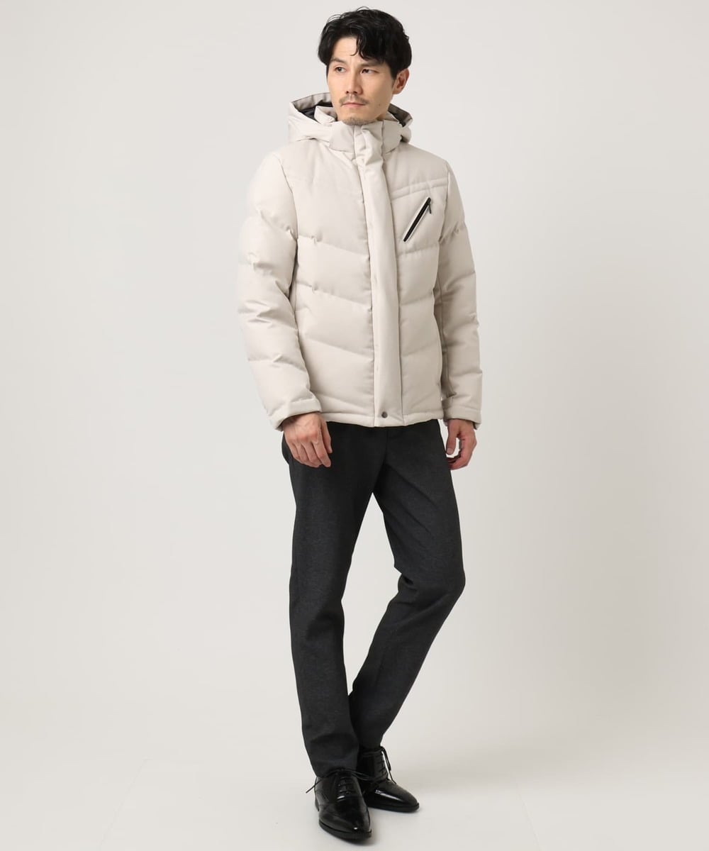 MKLAD54130 MK MICHEL KLEIN HOMME(MKミッシェルクランオム) 【オンオフ兼用】アクティブセッターオックス スラックス ダークグレー