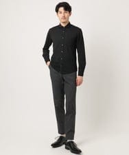 MKLAD54130 MK MICHEL KLEIN HOMME(MKミッシェルクランオム) 【オンオフ兼用】アクティブセッターオックス スラックス ダークグレー