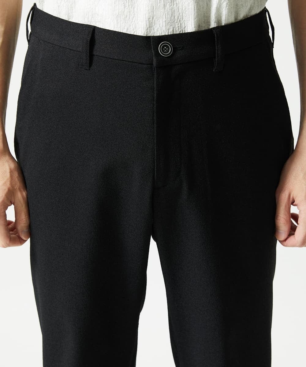 MKLAD54130 MK MICHEL KLEIN HOMME(MKミッシェルクランオム) 【オンオフ兼用】アクティブセッターオックス スラックス ブラック