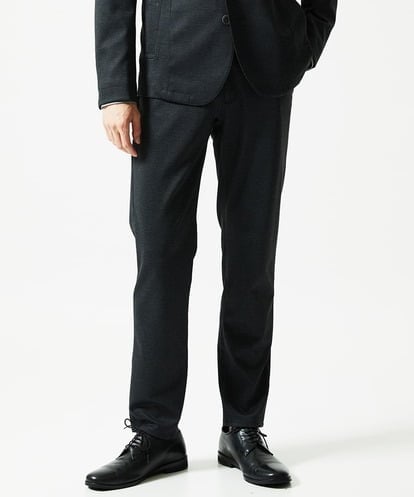 MKLAD57110 MK MICHEL KLEIN HOMME 【快適ストレッチ】TECEASY千鳥柄パンツ 「セットアップ対応」