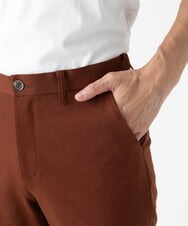 MKLAD60130 MK MICHEL KLEIN HOMME(MKミッシェルクランオム) 【2WAYストレッチ/一部色のみセットアップ対応】ハイストレッチスラックス オレンジ