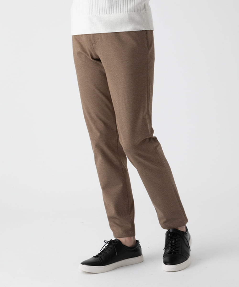 MKLAD60130 MK MICHEL KLEIN HOMME(MKミッシェルクランオム) 【2WAYストレッチ/一部色のみセットアップ対応】ハイストレッチスラックス ベージュ