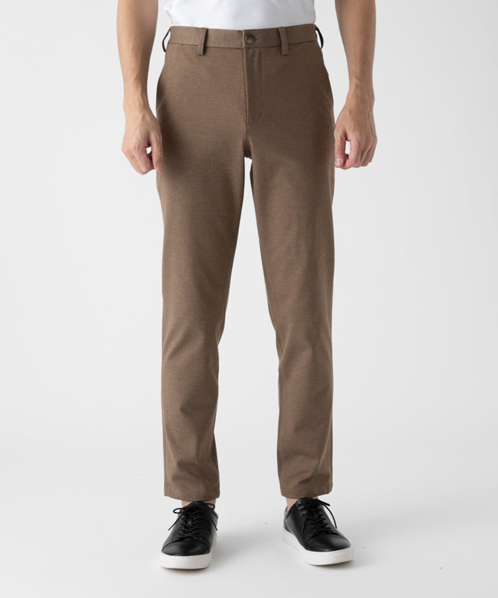 MKLAD60130 MK MICHEL KLEIN HOMME(MKミッシェルクランオム) 【2WAYストレッチ/一部色のみセットアップ対応】ハイストレッチスラックス ベージュ