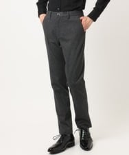 MKLAD60130 MK MICHEL KLEIN HOMME(MKミッシェルクランオム) 【快適ストレッチ】ハイストレッチスラックス「セットアップ対応」 ダークグレー