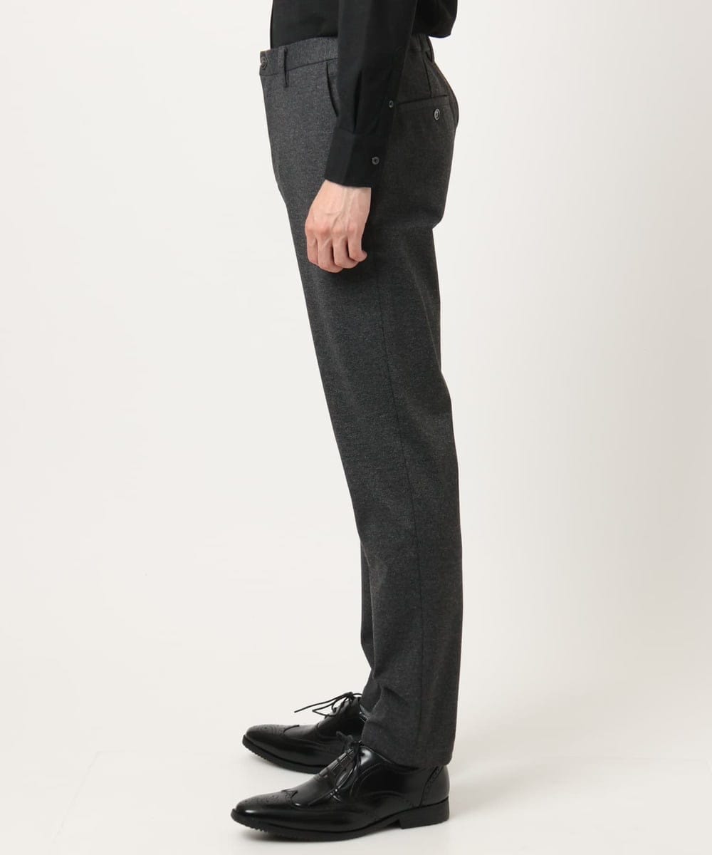 MKLAD60130 MK MICHEL KLEIN HOMME(MKミッシェルクランオム) 【快適ストレッチ】ハイストレッチスラックス「セットアップ対応」 ダークグレー
