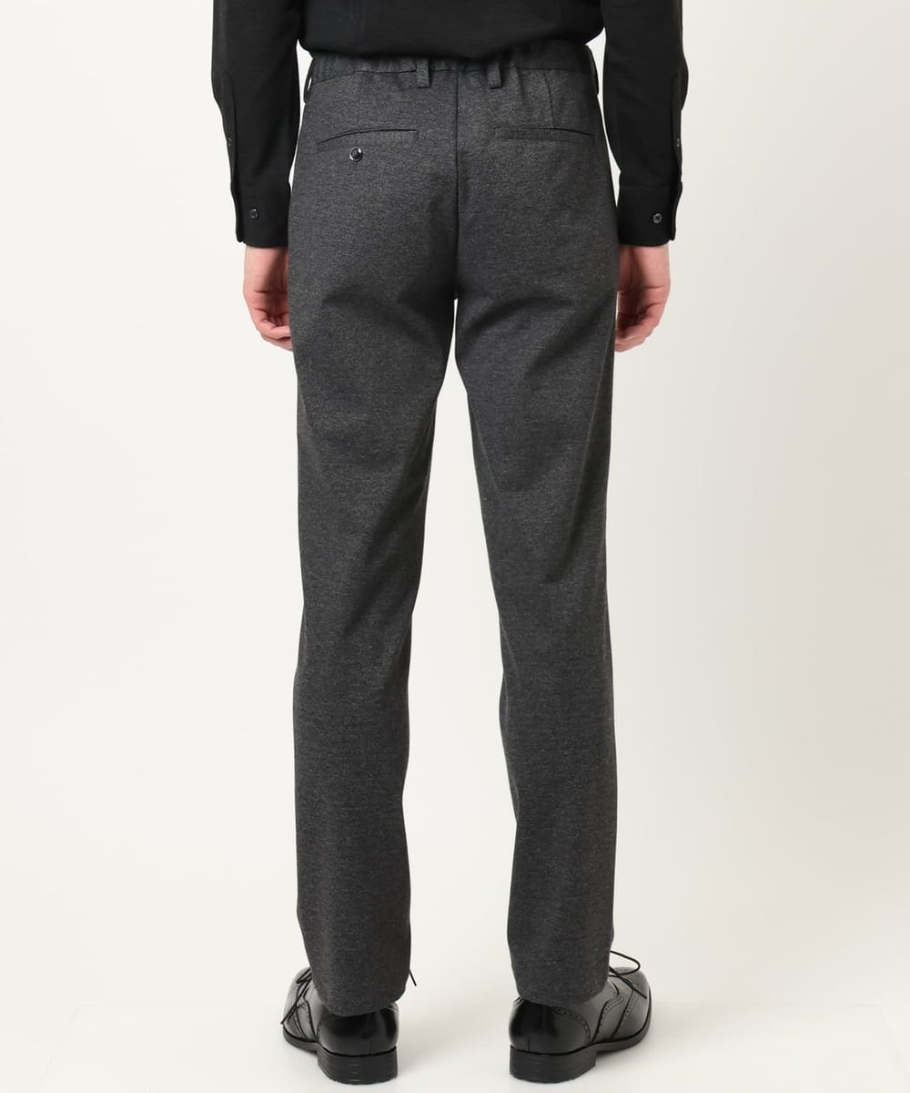 MKLAD60130 MK MICHEL KLEIN HOMME(MKミッシェルクランオム) 【快適ストレッチ】ハイストレッチスラックス「セットアップ対応」 ダークグレー