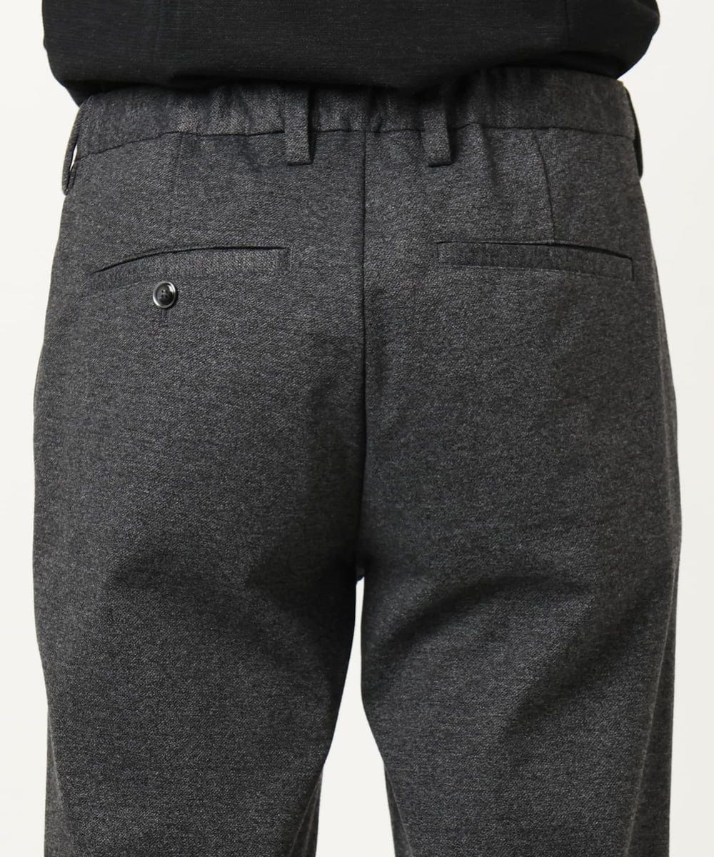 MKLAD60130 MK MICHEL KLEIN HOMME(MKミッシェルクランオム) 【快適ストレッチ】ハイストレッチスラックス「セットアップ対応」 ダークグレー