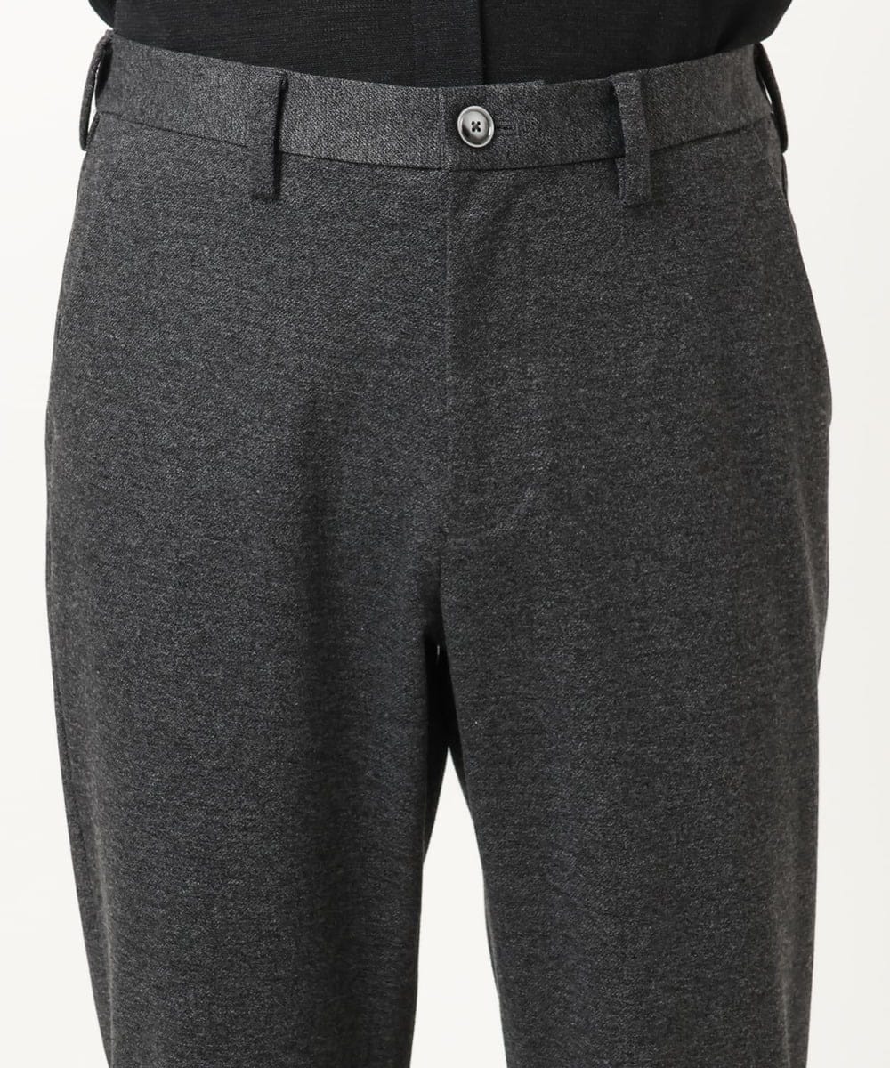 MKLAD60130 MK MICHEL KLEIN HOMME(MKミッシェルクランオム) 【快適ストレッチ】ハイストレッチスラックス「セットアップ対応」 ダークグレー