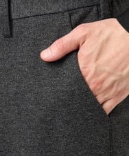 MKLAD60130 MK MICHEL KLEIN HOMME(MKミッシェルクランオム) 【快適ストレッチ】ハイストレッチスラックス「セットアップ対応」 ダークグレー