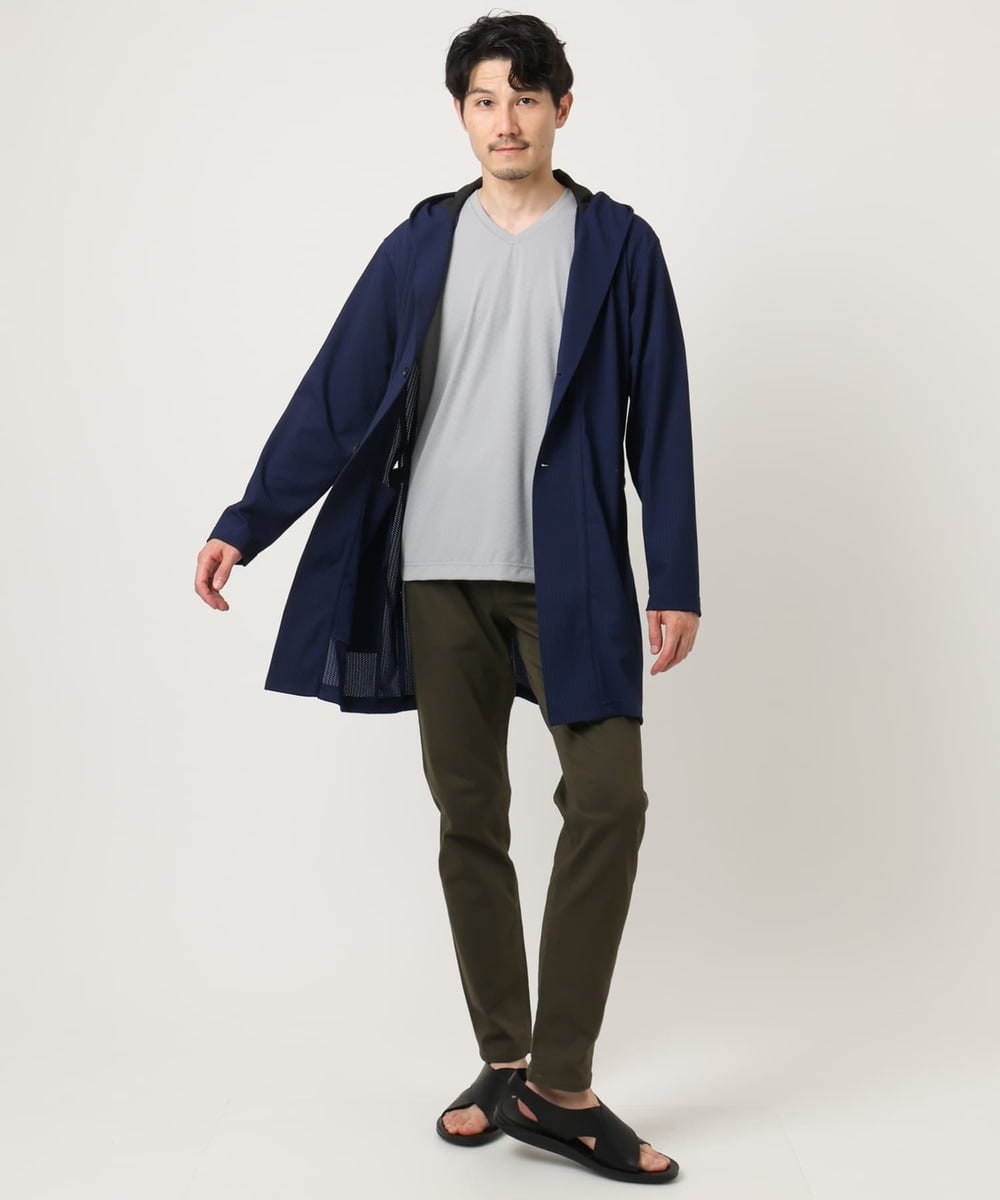 MKLAF03090 MK MICHEL KLEIN HOMME(MKミッシェルクランオム) ガムストレッチパンツ カーキ