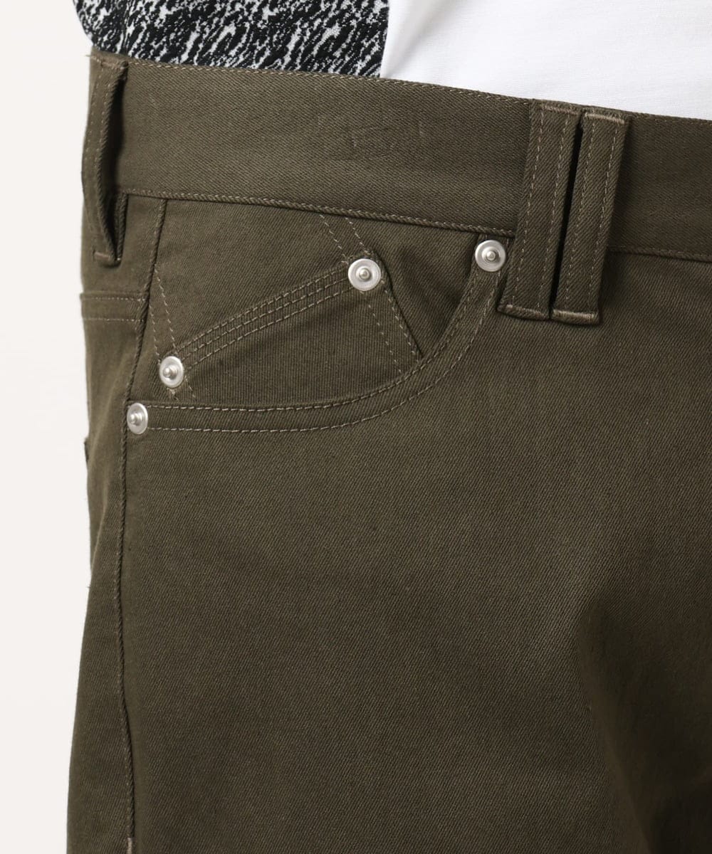 MKLAF03090 MK MICHEL KLEIN HOMME(MKミッシェルクランオム) ガムストレッチパンツ カーキ