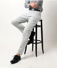 MKLAF03090 MK MICHEL KLEIN HOMME(MKミッシェルクランオム) ガムストレッチパンツ ホワイト