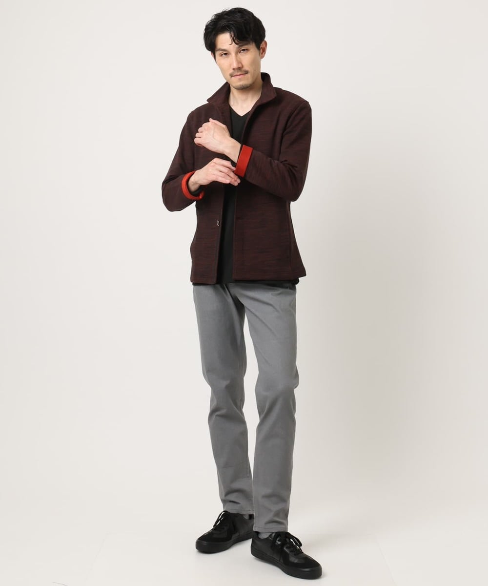 MKLAF03090 MK MICHEL KLEIN HOMME(MKミッシェルクランオム) ガムストレッチパンツ グレー