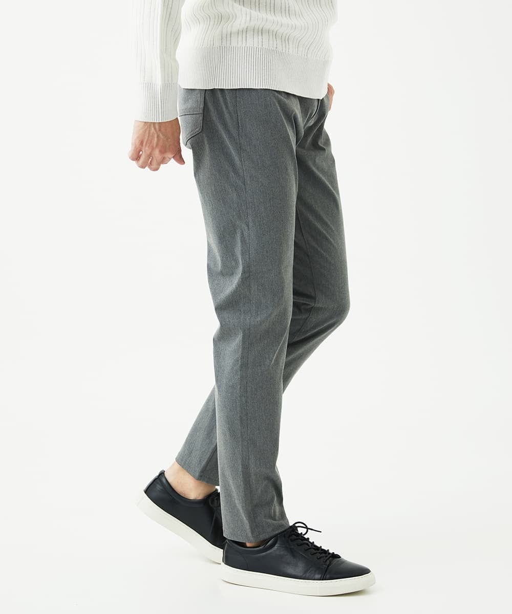 MKLAF04090 MK MICHEL KLEIN HOMME(MKミッシェルクランオム) マジックストレッチパンツ「2025AW」 グレー