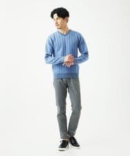 MKLAF04090 MK MICHEL KLEIN HOMME(MKミッシェルクランオム) マジックストレッチパンツ「2025AW」 グレー