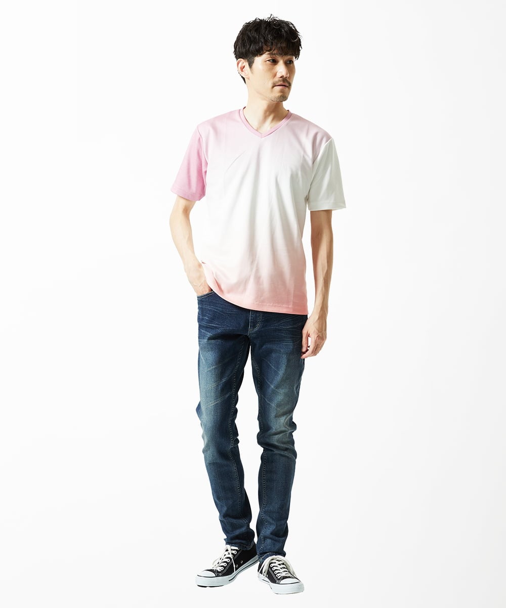 MKLAF12130 MK MICHEL KLEIN HOMME(MKミッシェルクランオム) ヴィンテージストレッチデニム ブルー