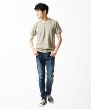 MKLAF12130 MK MICHEL KLEIN HOMME(MKミッシェルクランオム) ヴィンテージストレッチデニム ブルー