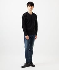 MKLAF12130 MK MICHEL KLEIN HOMME(MKミッシェルクランオム) 【４サイズ展開／ストレッチ】ビンテージストレッチデニム ブルー