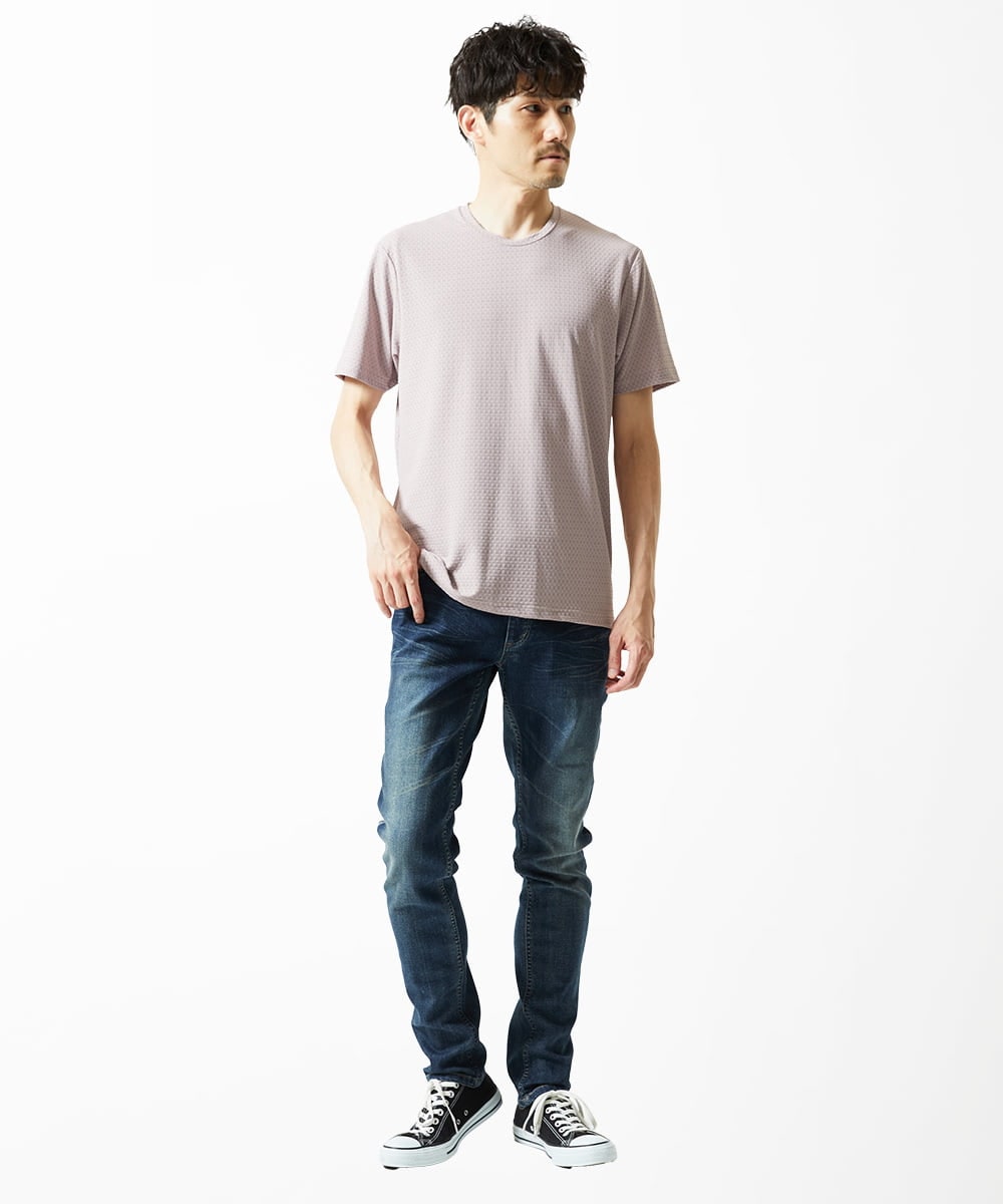MKLAF12130 MK MICHEL KLEIN HOMME(MKミッシェルクランオム) ヴィンテージストレッチデニム ブルー