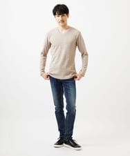 MKLAF12130 MK MICHEL KLEIN HOMME(MKミッシェルクランオム) 【４サイズ展開／ストレッチ】ビンテージストレッチデニム ブルー