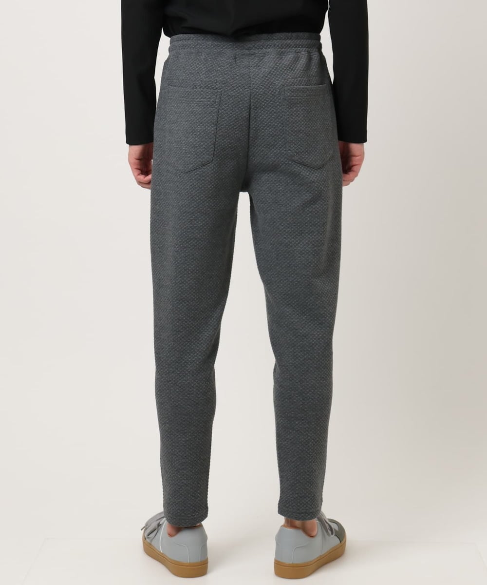 MKLAF13090 MK MICHEL KLEIN HOMME(MKミッシェルクランオム) 【セットアップ対応】ダイヤモンドフクレ ジョガーパンツ グレー