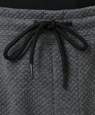 MKLAF13090 MK MICHEL KLEIN HOMME(MKミッシェルクランオム) 【セットアップ対応】ダイヤモンドフクレ ジョガーパンツ グレー