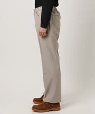 MKLAF14120 MK MICHEL KLEIN HOMME(MKミッシェルクランオム) ストレッチワイドスラックス アイボリー