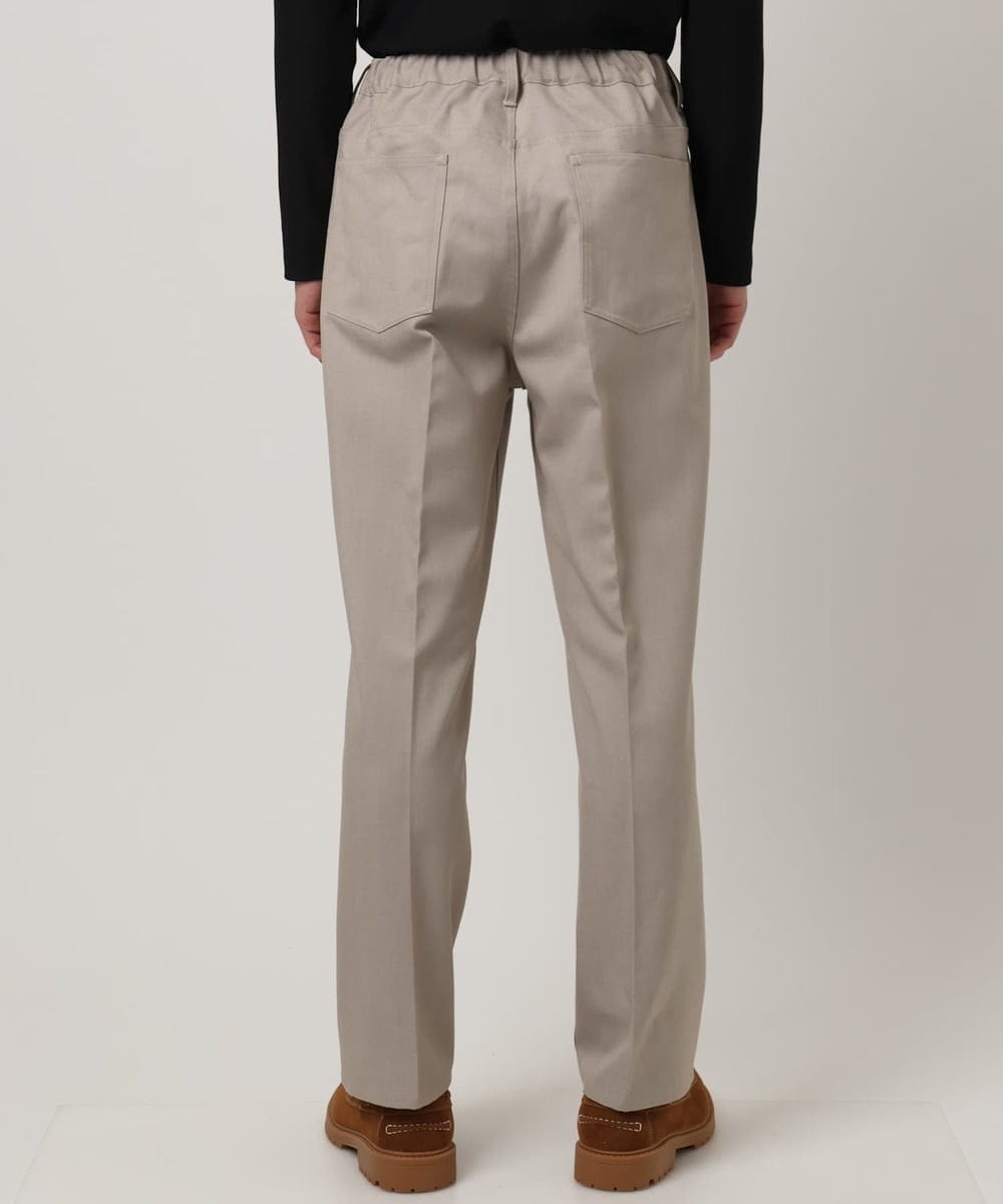 MKLAF14120 MK MICHEL KLEIN HOMME(MKミッシェルクランオム) ストレッチワイドスラックス アイボリー