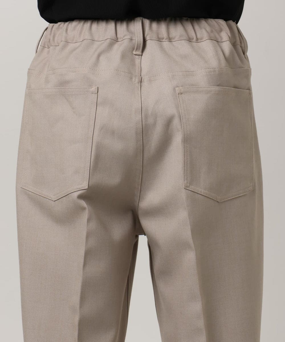 MKLAF14120 MK MICHEL KLEIN HOMME(MKミッシェルクランオム) ストレッチワイドスラックス アイボリー