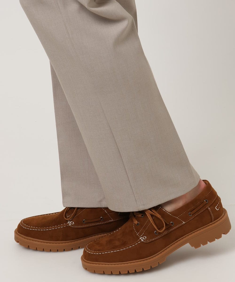MKLAF14120 MK MICHEL KLEIN HOMME(MKミッシェルクランオム) ストレッチワイドスラックス アイボリー