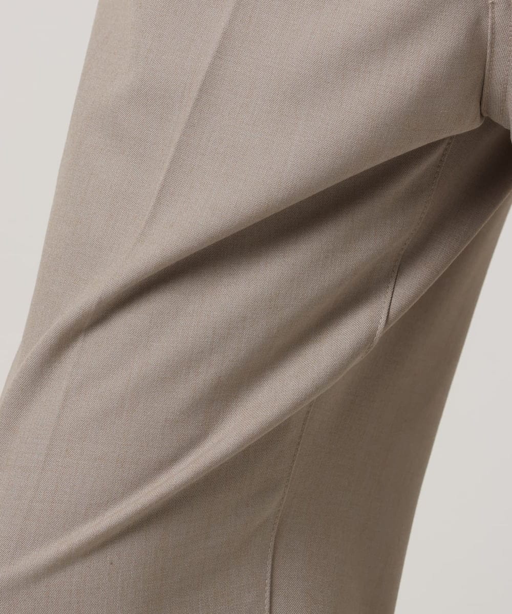 MKLAF14120 MK MICHEL KLEIN HOMME(MKミッシェルクランオム) ストレッチワイドスラックス アイボリー
