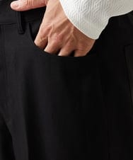 MKLAF14120 MK MICHEL KLEIN HOMME(MKミッシェルクランオム) ストレッチワイドスラックス ブラック