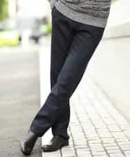 MKLAJ55095 MK MICHEL KLEIN HOMME(MKミッシェルクランオム) パンツ／ツイーディへリンボン ネイビー