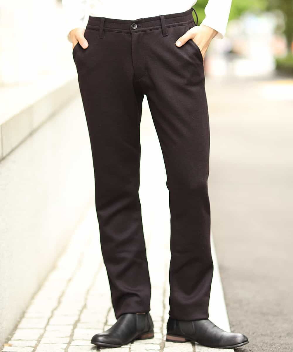 MKLAJ55095 MK MICHEL KLEIN HOMME(MKミッシェルクランオム) パンツ／ツイーディへリンボン パープル