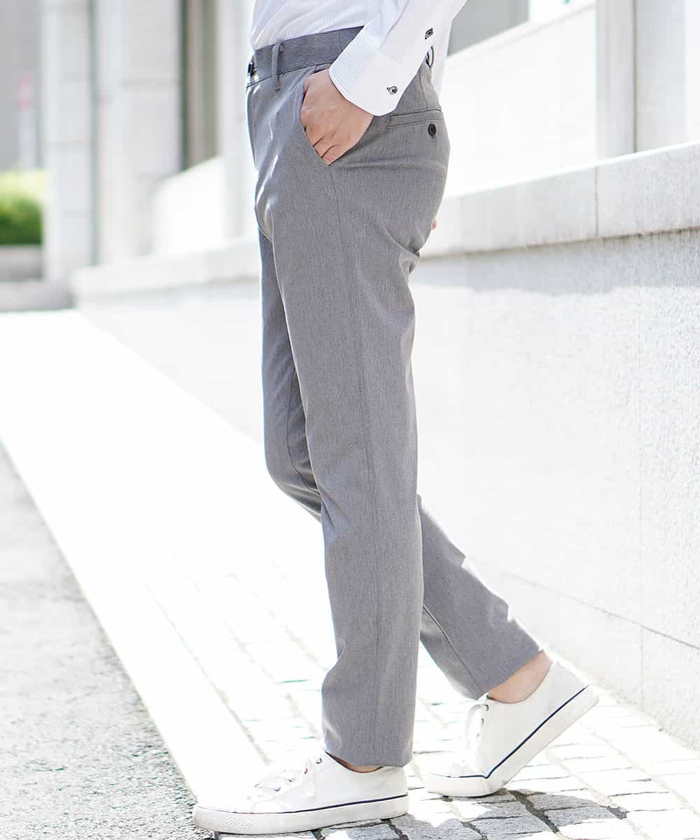 MKLAJ58110 MK MICHEL KLEIN HOMME(MKミッシェルクランオム) パンツ／ワンダーシェイプ グレー