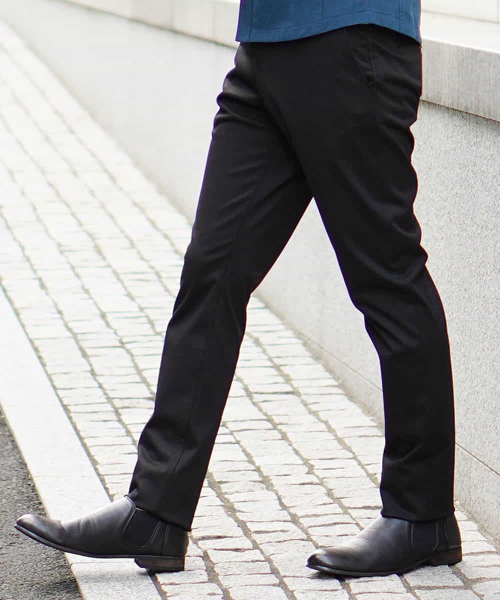 MKLAJ58110 MK MICHEL KLEIN HOMME(MKミッシェルクランオム) パンツ／ワンダーシェイプ ブラック