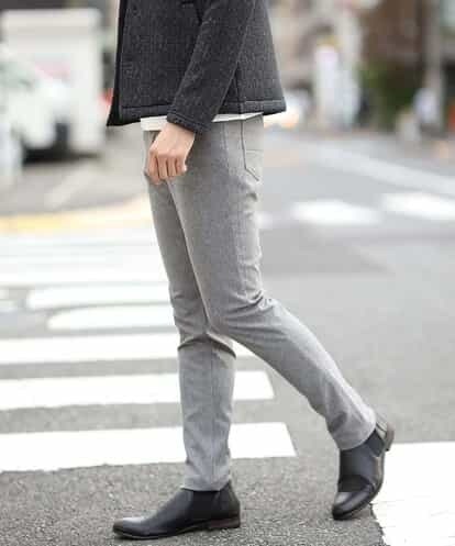 MKLAJ71110 MK MICHEL KLEIN homme パンツ/「WONDER SHAPE」ライトキモウ