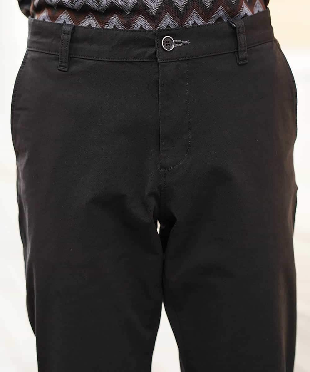 MKLAL60095 MK MICHEL KLEIN HOMME(MKミッシェルクランオム) パンツ（ライト２WAYストレッチ） ブラック