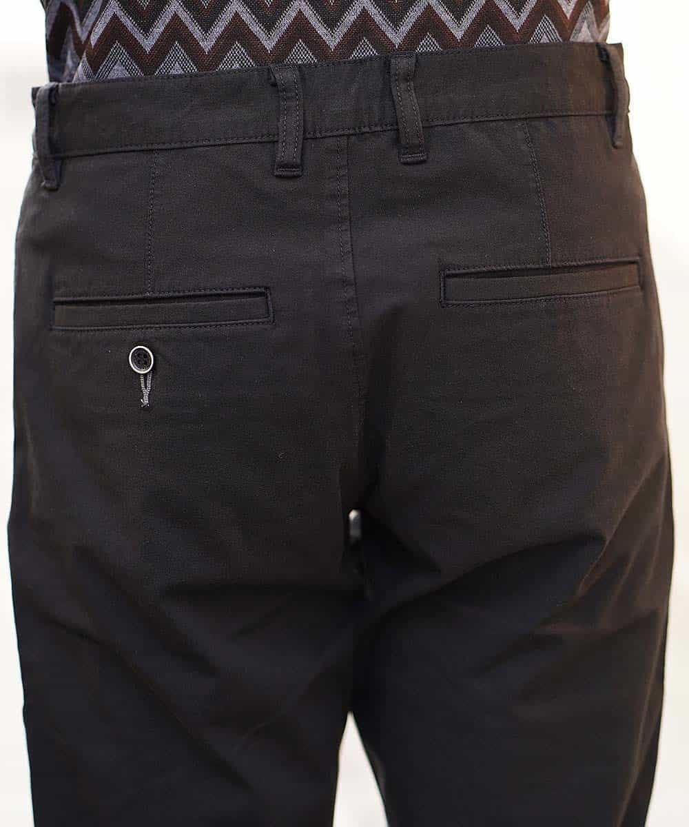 MKLAL60095 MK MICHEL KLEIN HOMME(MKミッシェルクランオム) パンツ（ライト２WAYストレッチ） ブラック