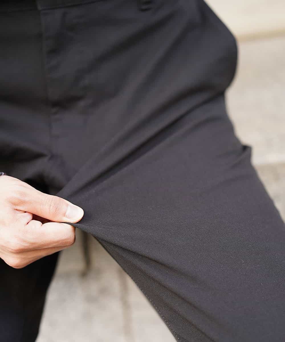 MKLAL60095 MK MICHEL KLEIN HOMME(MKミッシェルクランオム) パンツ（ライト２WAYストレッチ） ブラック