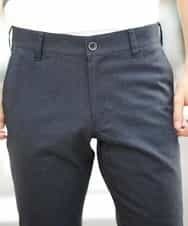 MKLAL72130 MK MICHEL KLEIN HOMME(MKミッシェルクランオム) パンツ／ソフトサーモへリンボン ネイビー