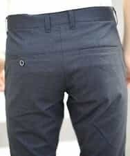 MKLAL72130 MK MICHEL KLEIN HOMME(MKミッシェルクランオム) パンツ／ソフトサーモへリンボン ネイビー