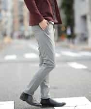 MKLAL72130 MK MICHEL KLEIN HOMME(MKミッシェルクランオム) パンツ／ソフトサーモへリンボン グレー