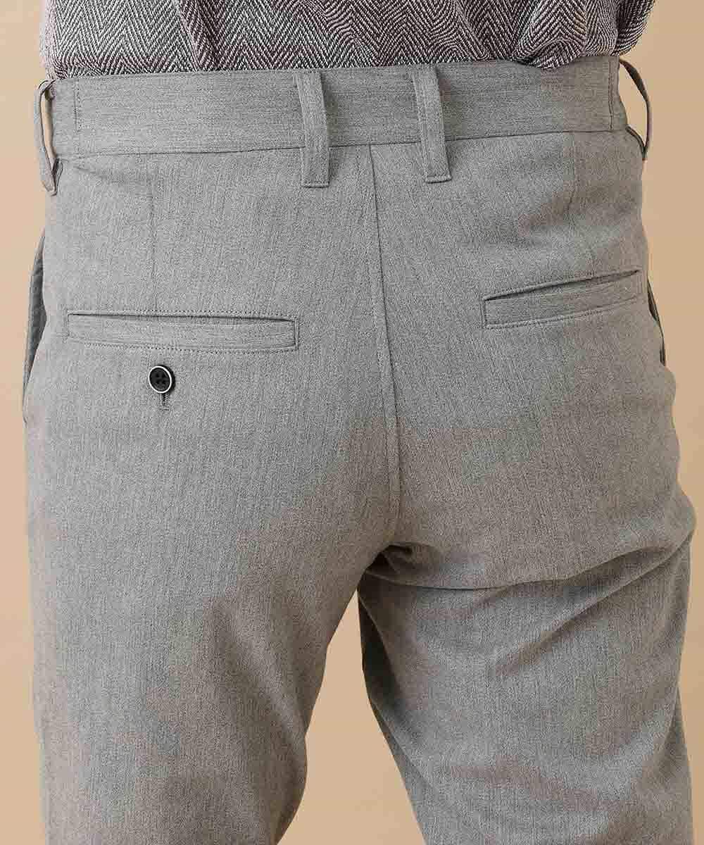 MKLAM65130 MK MICHEL KLEIN HOMME(MKミッシェルクランオム) ソフトサーモサテンストレッチ グレー