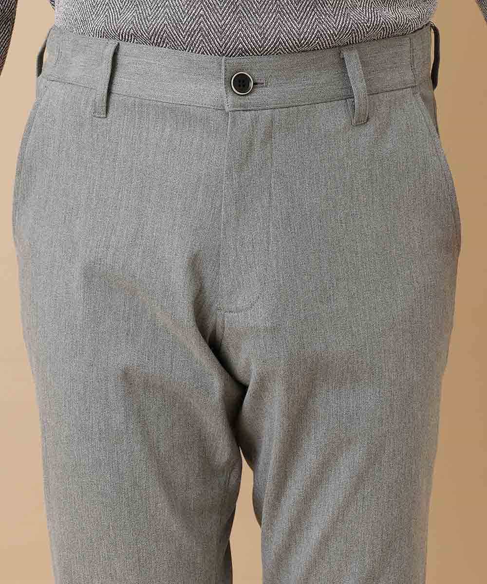 MKLAM65130 MK MICHEL KLEIN HOMME(MKミッシェルクランオム) ソフトサーモサテンストレッチ グレー