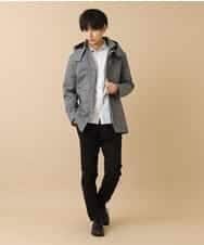MKLAM65130 MK MICHEL KLEIN HOMME(MKミッシェルクランオム) ソフトサーモサテンストレッチ ブラック
