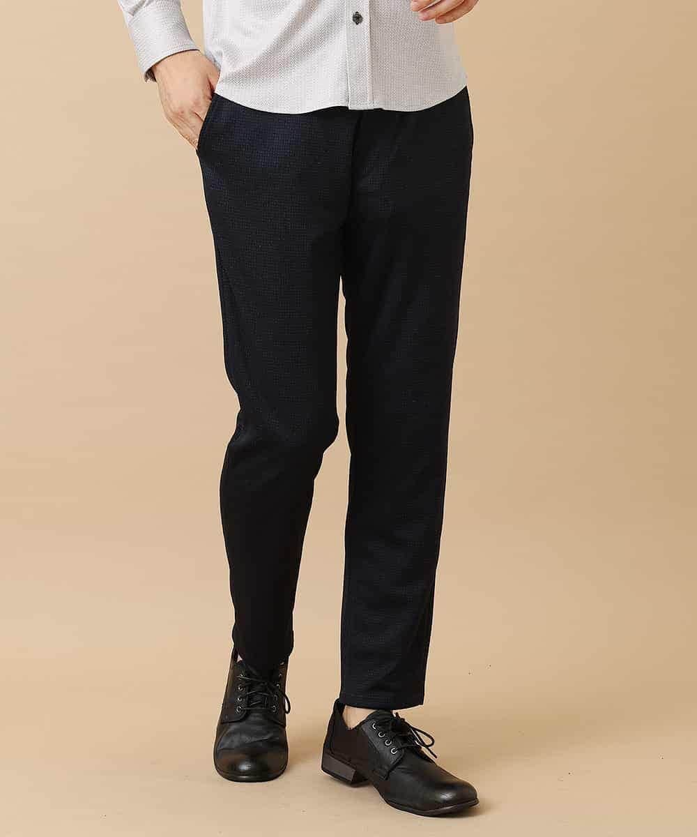 MKLAM66110 MK MICHEL KLEIN HOMME(MKミッシェルクランオム) パンツ／フォルモザチドリ ネイビー
