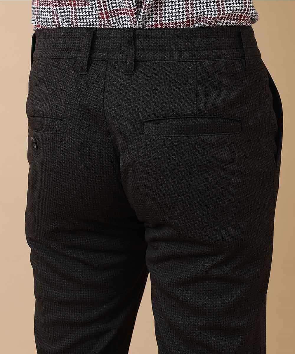 MKLAM66110 MK MICHEL KLEIN HOMME(MKミッシェルクランオム) パンツ／フォルモザチドリ ブラック