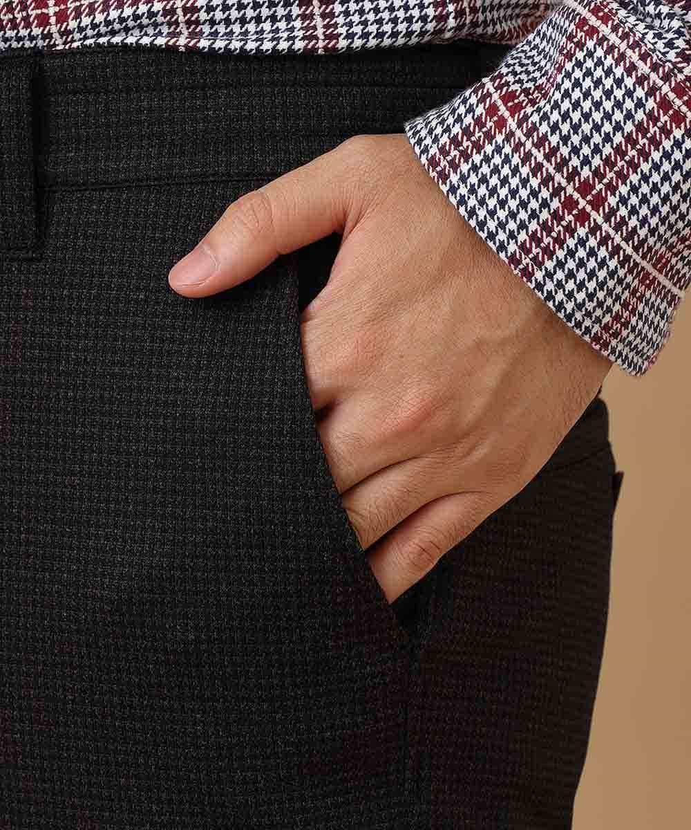 MKLAM66110 MK MICHEL KLEIN HOMME(MKミッシェルクランオム) パンツ／フォルモザチドリ ブラック